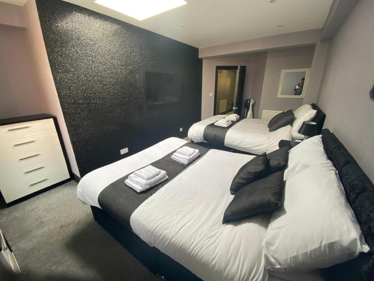 Boutique Blackpool 2 Bed Grey Apartment Sleeps 10 ภายนอก รูปภาพ